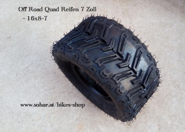 Reifen Quad 16x8-7  7 Zoll  neue Profiltype